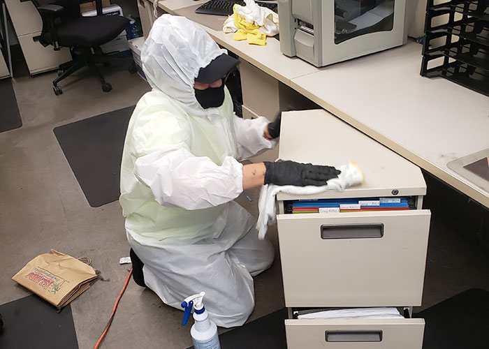 Coronavirus cleaning